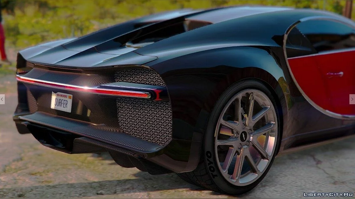 Bugatti Chiron 2017 [Add-On / Reemplazo | Alerón automático | Interior HQ] 2.0b / GTA 5