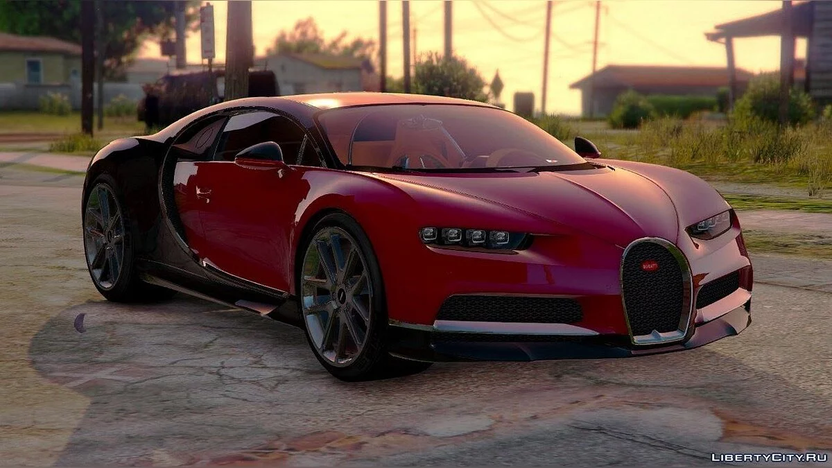 Bugatti Chiron 2017 [Add-On / Reemplazo | Alerón automático | Interior HQ] 2.0b / GTA 5
