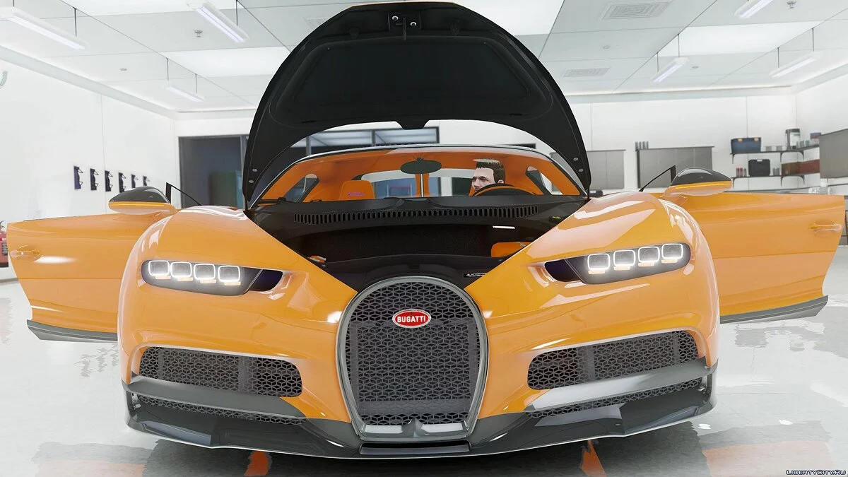 Bugatti Chiron 2017 [Diales Analógicos-Digitales | Livery] 1.7 / GTA 5