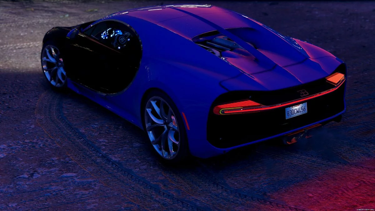 2017 Bugatti Chiron (Retexturé) [Ajout / Remplacement | Spoiler Automatique | HQ] 3.2 / GTA 5