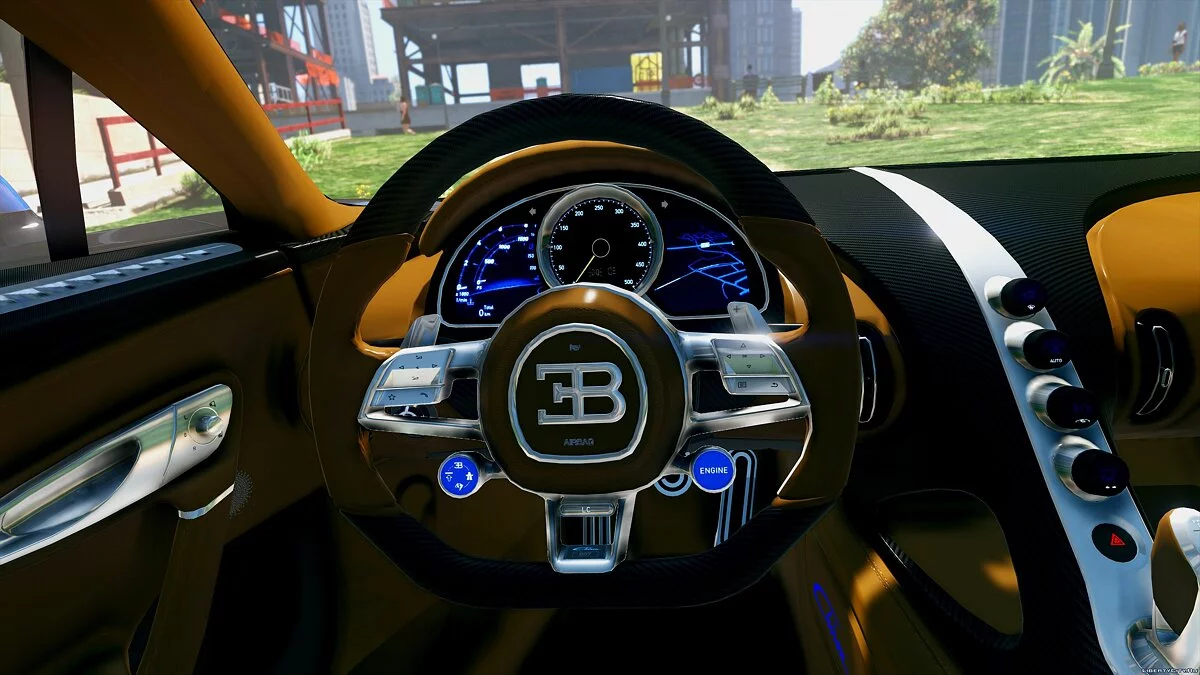 2017 Bugatti Chiron (Retexturé) [Ajout / Remplacement | Spoiler Automatique | HQ] 3.2 / GTA 5