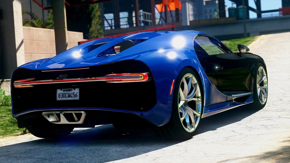 2017 Bugatti Chiron (Retexturé) [Ajout / Remplacement | Spoiler Automatique | HQ] 3.2 / GTA 5