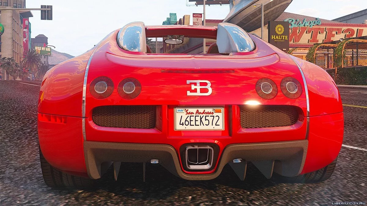 Bugatti Veyron 2009 [Add-On / Replace | Auto Spoiler | Animiert] 1.1 / GTA 5