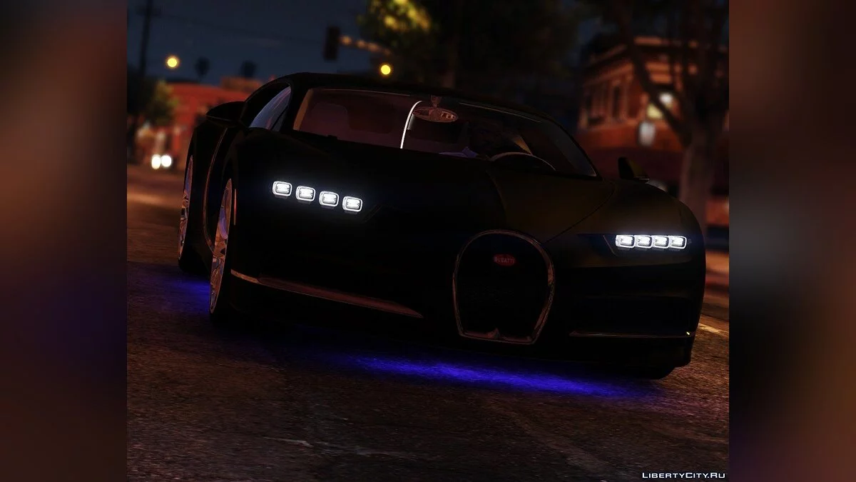 2017 Bugatti Chiron (Retextura) [Add-On / Replace | Alerón automático | HQ] 4.0 / GTA 5