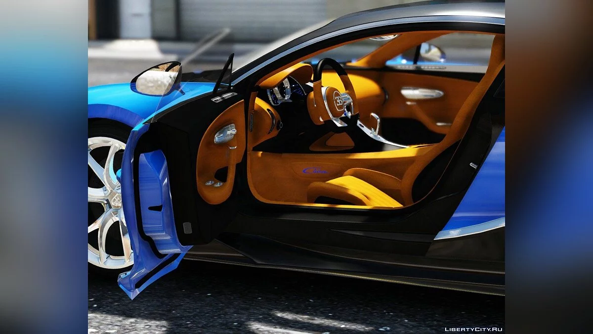 2017 Bugatti Chiron (Retextura) [Add-On / Replace | Alerón automático | HQ] 4.0 / GTA 5