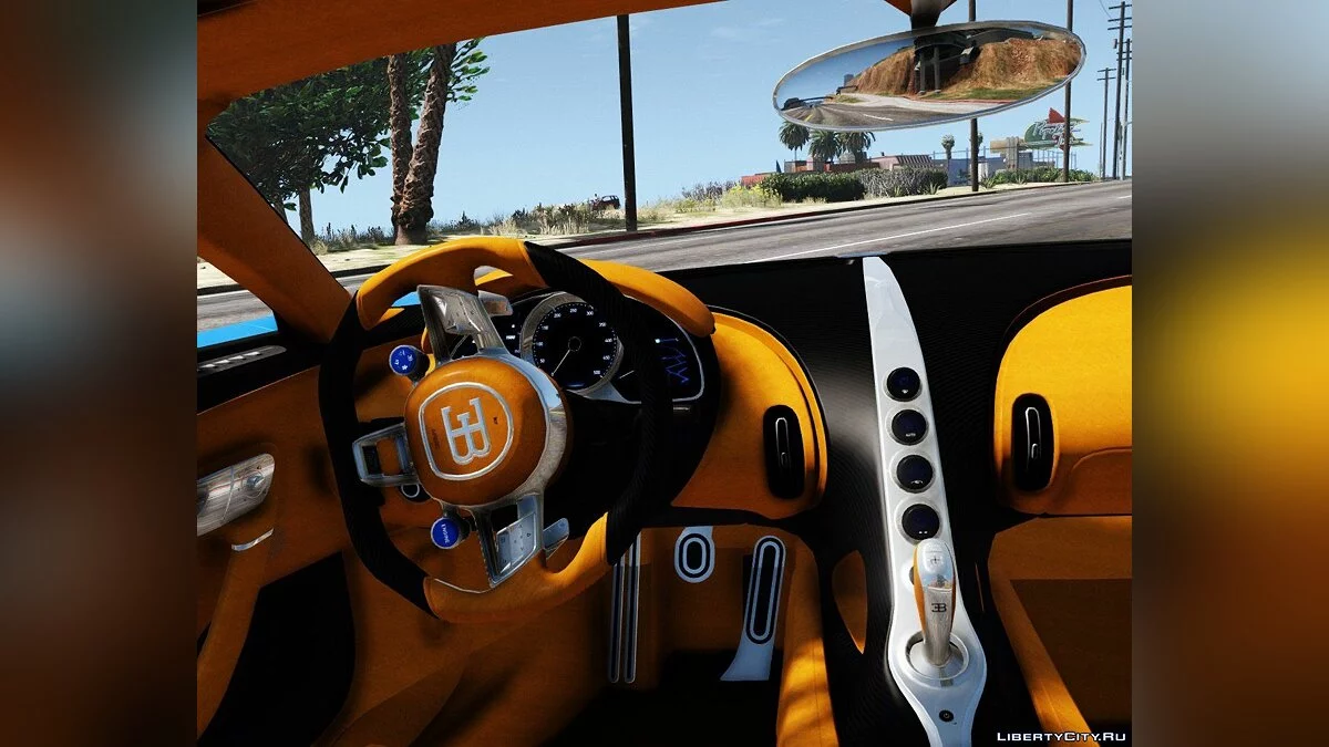 2017 Bugatti Chiron (Retextura) [Add-On / Replace | Alerón automático | HQ] 4.0 / GTA 5