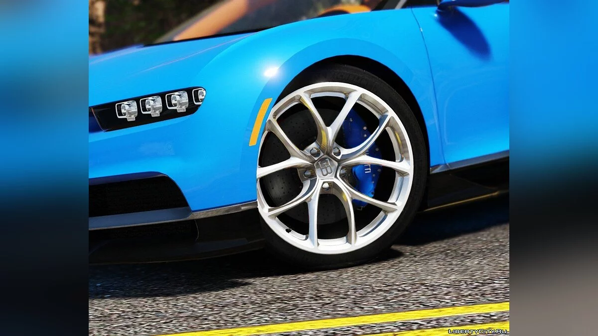 2017 Bugatti Chiron (Retextura) [Add-On / Replace | Alerón automático | HQ] 4.0 / GTA 5