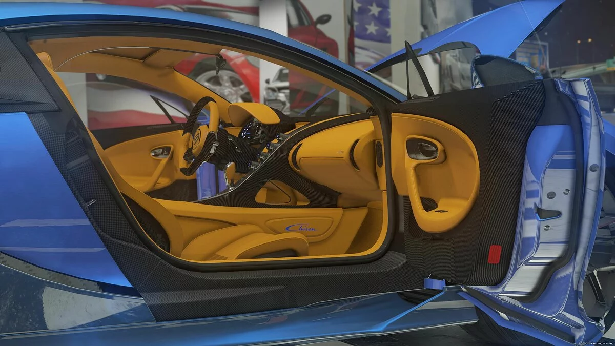 2017 布加迪 Chiron [模拟-数字仪表 | 车身涂装] 2.3 / GTA 5