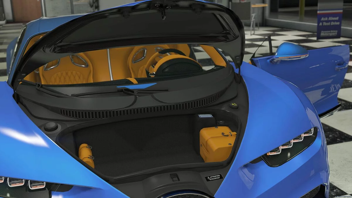 2017 布加迪 Chiron [模拟-数字仪表 | 车身涂装] 2.3 / GTA 5