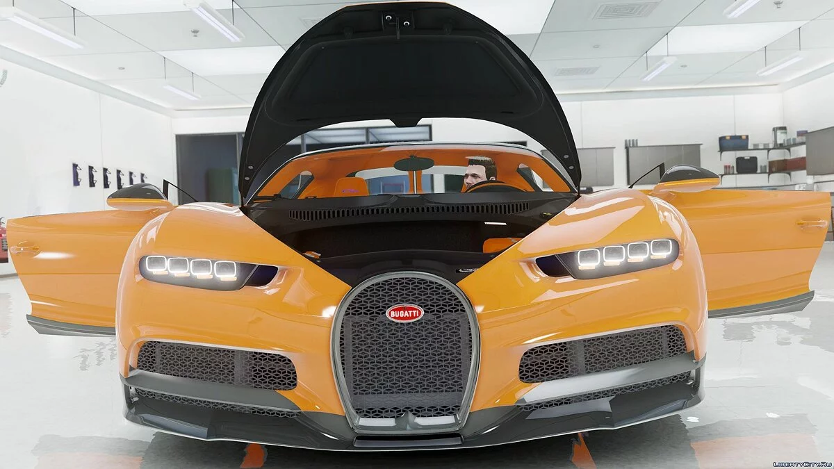 2017 布加迪 Chiron [模拟-数字仪表 | 车身涂装] 2.3 / GTA 5