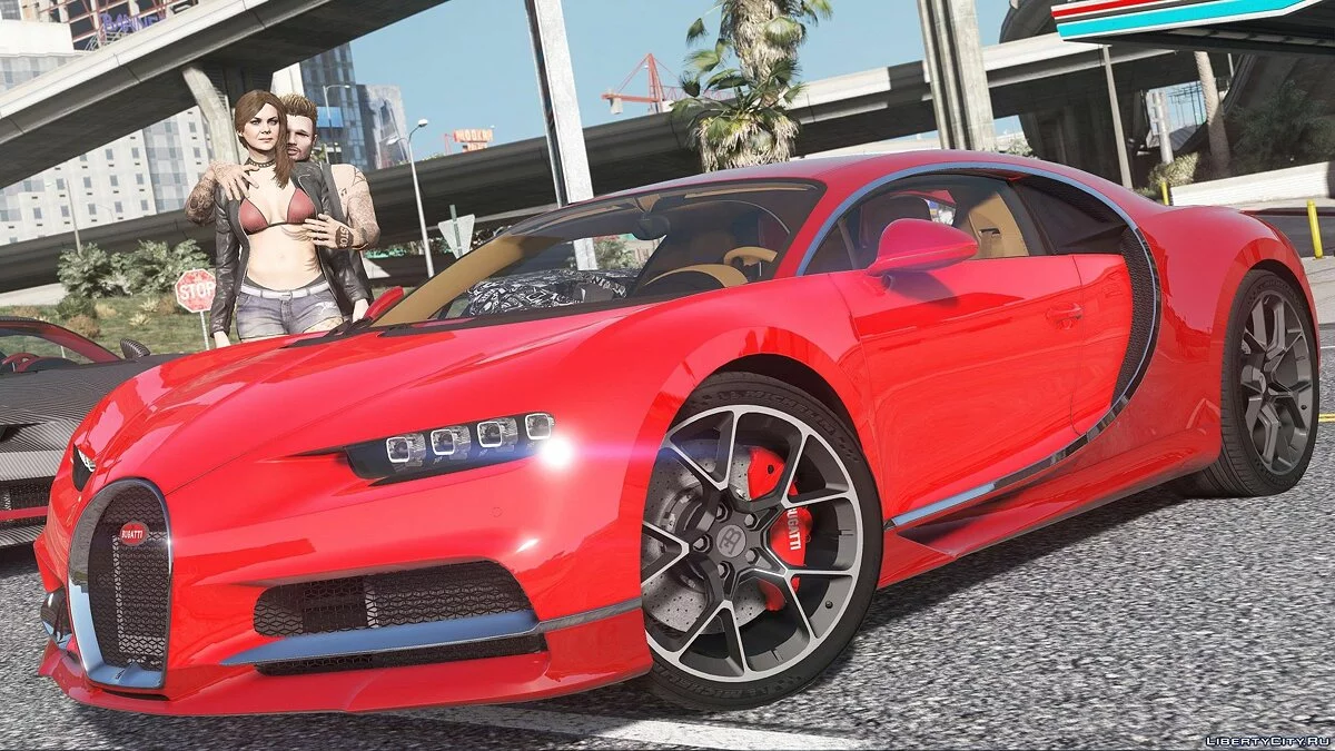 2017 Bugatti Chiron [Тюнінг | Ліврея | Аналогово-Цифрові циферблати] 2.5a / GTA 5
