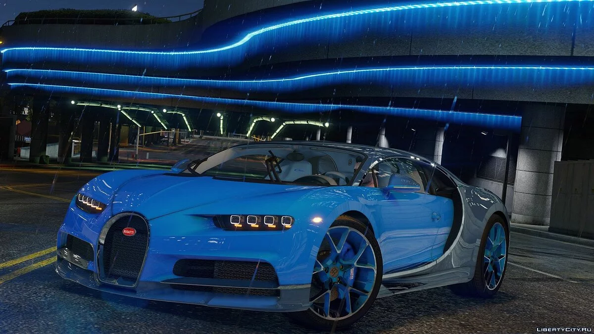2017 Bugatti Chiron [Тюнінг | Ліврея | Аналогово-Цифрові циферблати] 2.5a / GTA 5