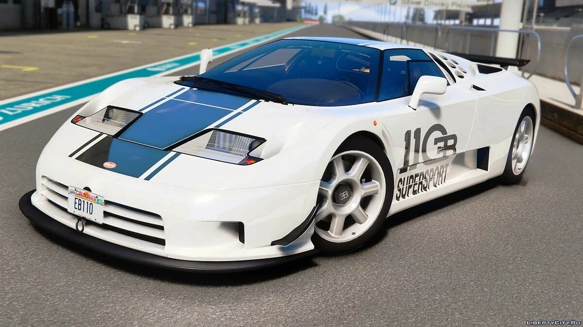 Bugatti EB110 Super Sport 1992 v1.2 / GTA 5