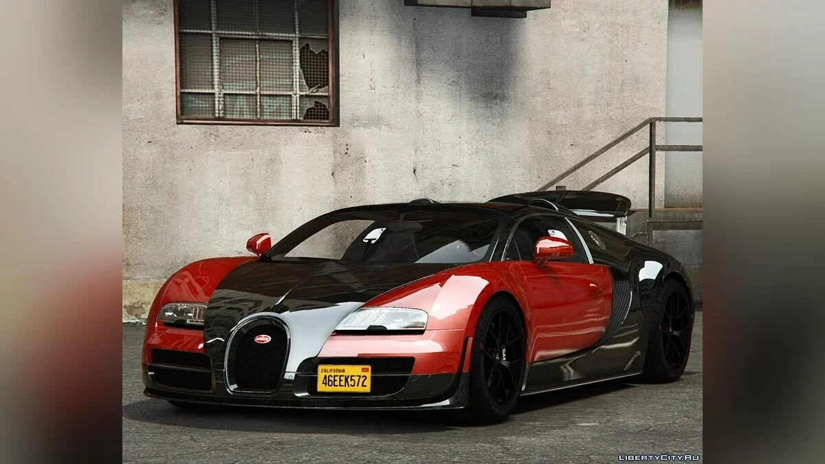 Bugatti Veyron Vitesse [Add-On | LODs | Auto-spoiler | Tuning | Extras | Template] 2.0 / GTA 5