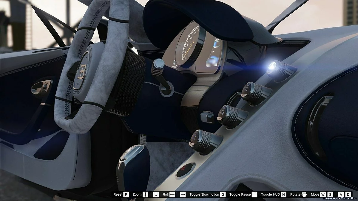 2017 Bugatti Chiron [Додаток | Авто Спойлер | AO карти] / GTA 5