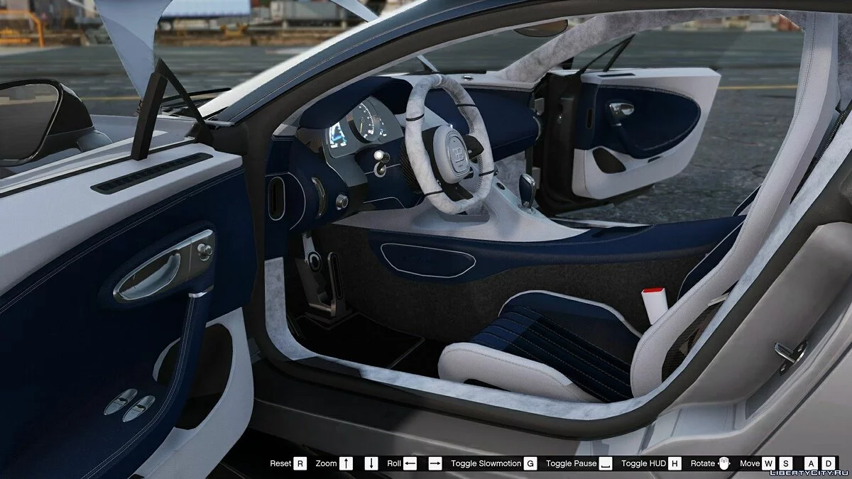 2017 Bugatti Chiron [Додаток | Авто Спойлер | AO карти] / GTA 5