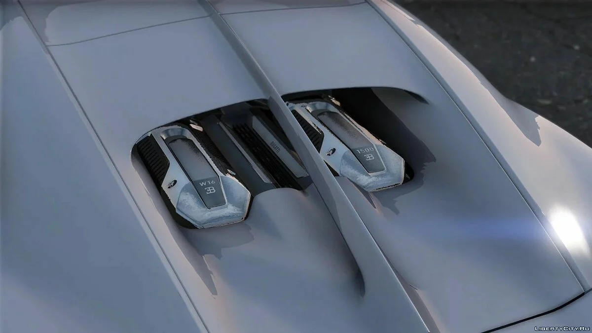 2017 Bugatti Chiron [Додаток | Авто Спойлер | AO карти] / GTA 5