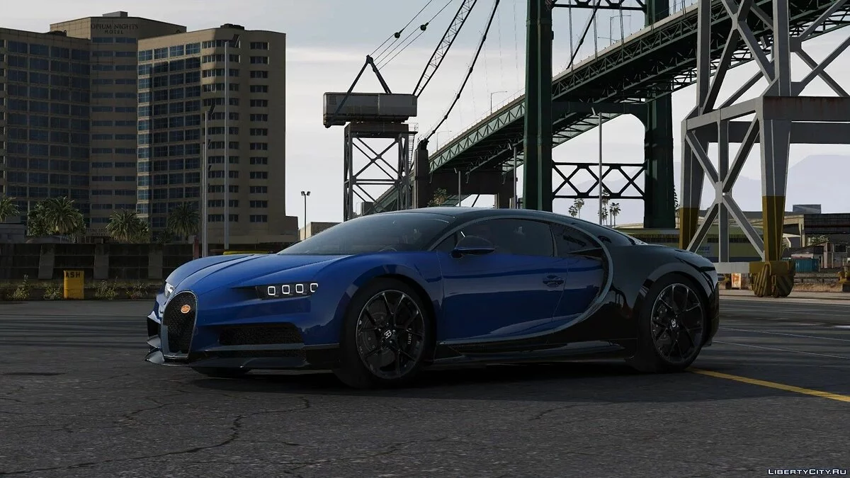 2017 Bugatti Chiron [Додаток | Авто Спойлер | AO карти] / GTA 5