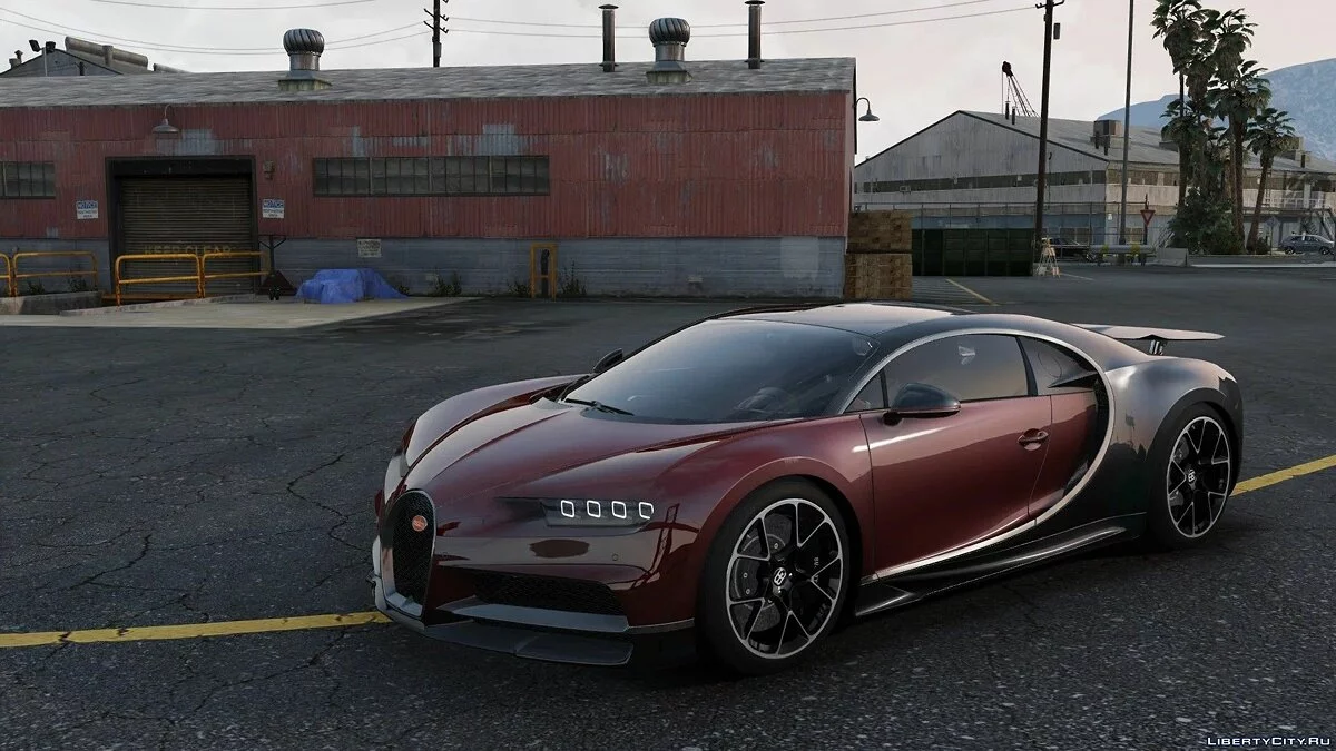 2017 Bugatti Chiron [Додаток | Авто Спойлер | AO карти] / GTA 5