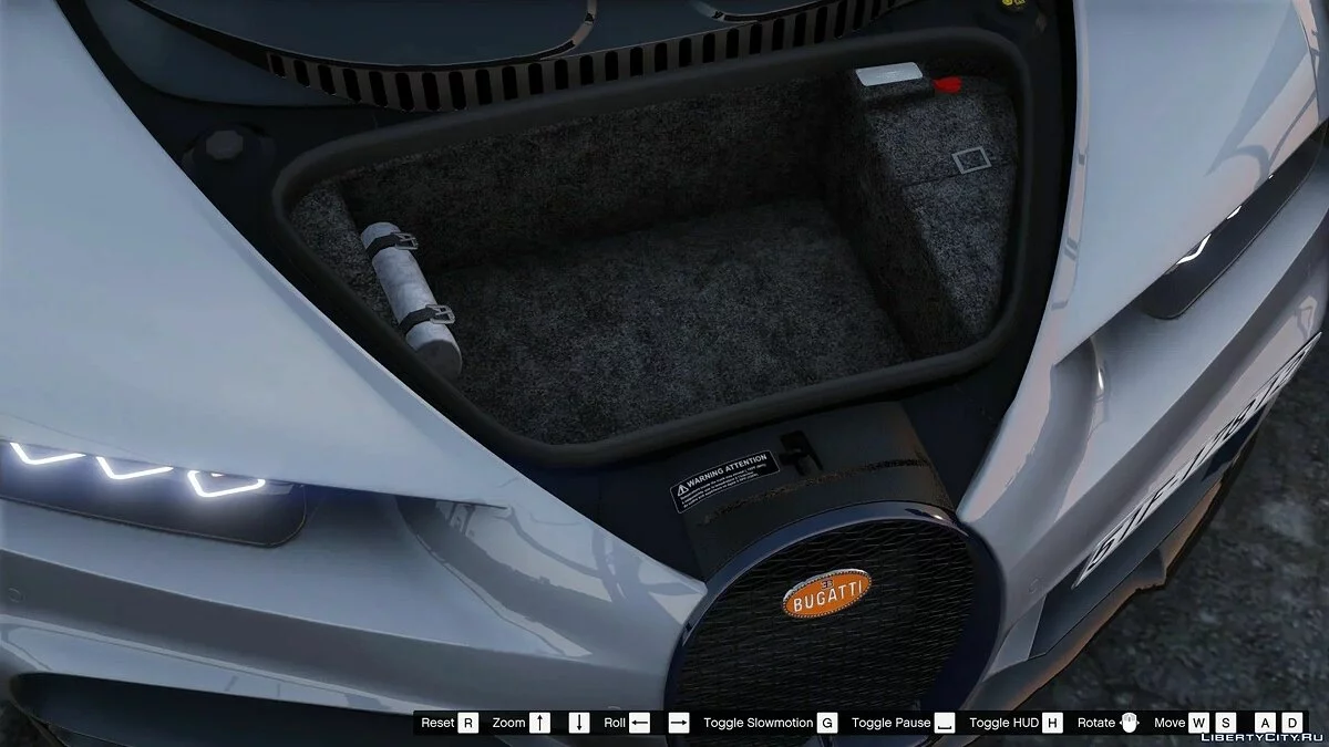 2017 Bugatti Chiron [Додаток | Авто Спойлер | AO карти] / GTA 5