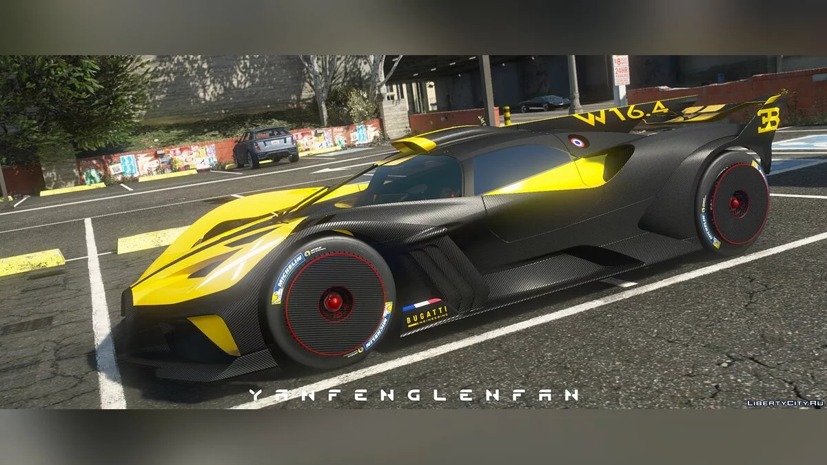 Carro Conceito Bugatti Bolide v1.6 / GTA 5