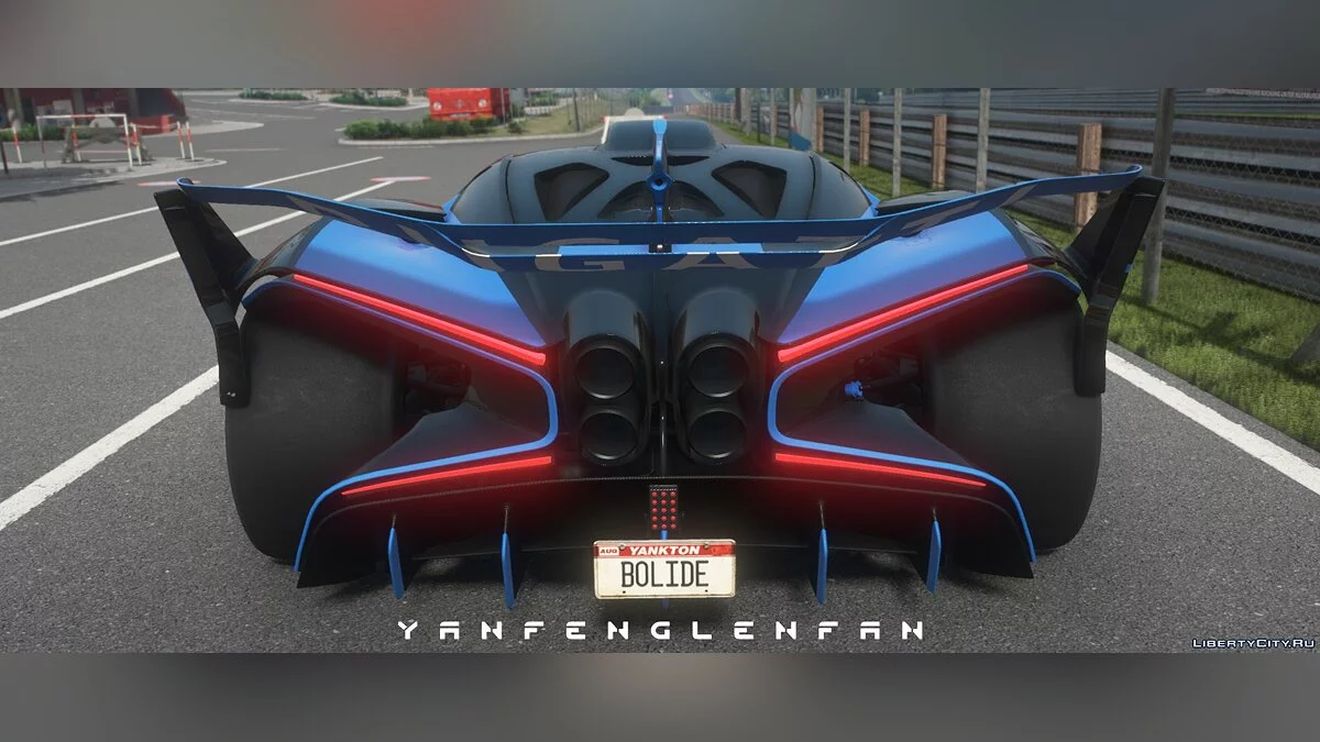 Carro Conceito Bugatti Bolide v1.6 / GTA 5