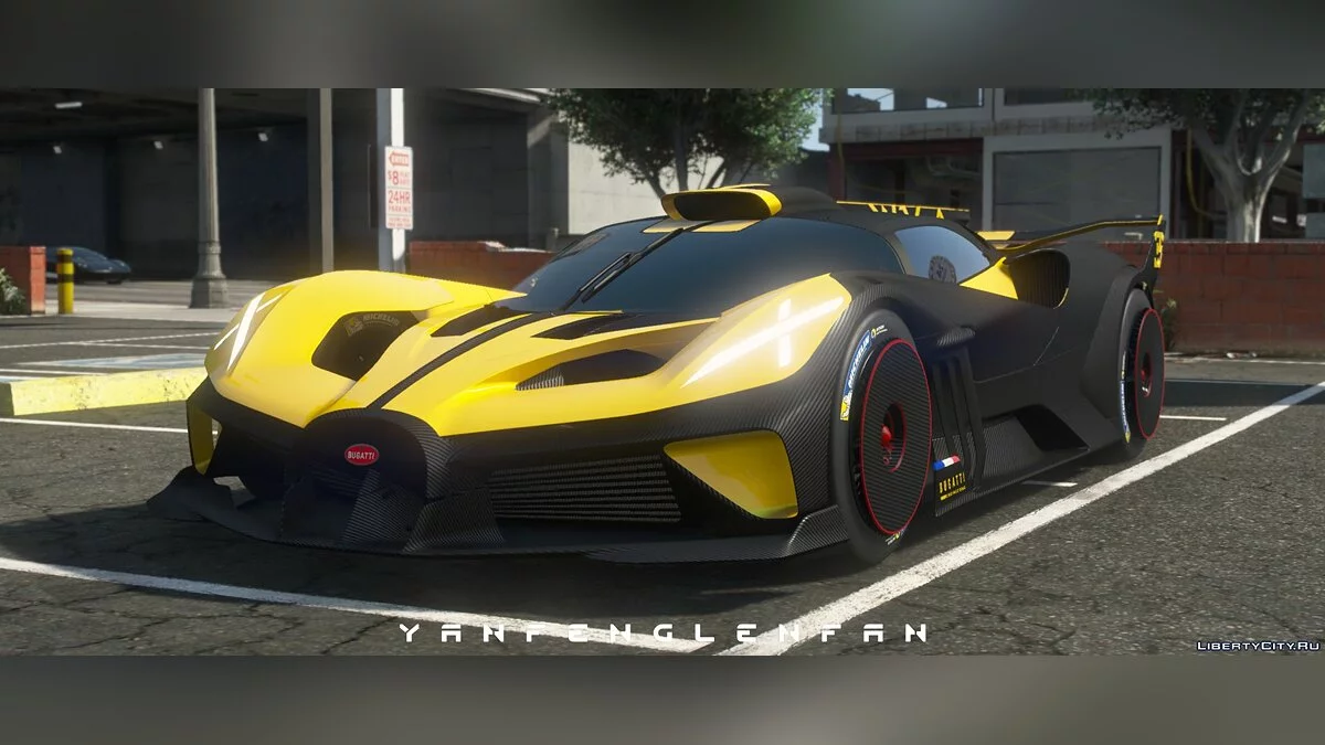 Carro Conceito Bugatti Bolide v1.6 / GTA 5