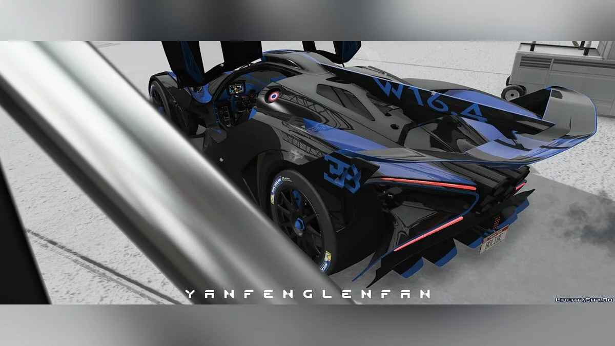 Carro Conceito Bugatti Bolide v1.6 / GTA 5