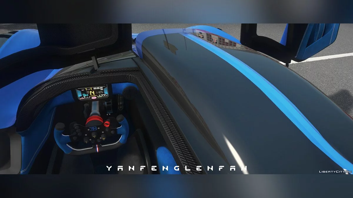 Carro Conceito Bugatti Bolide v1.6 / GTA 5