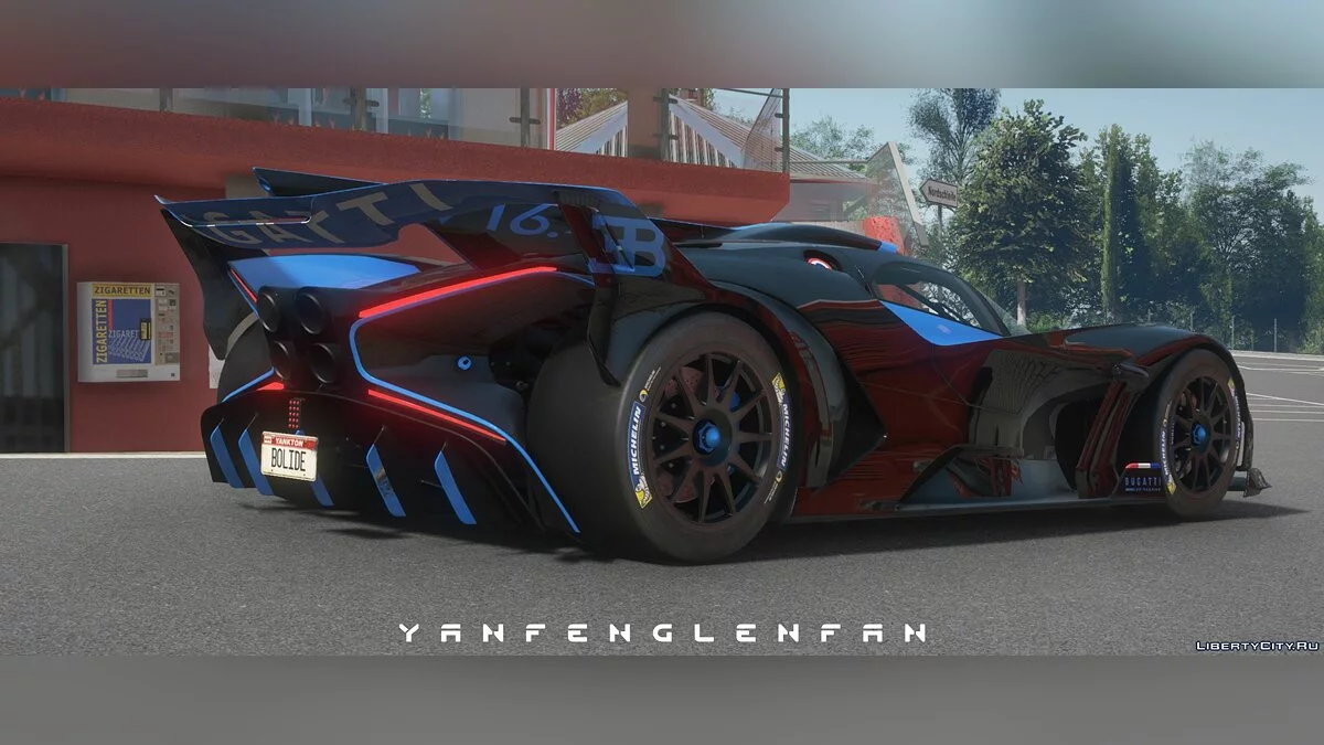 Carro Conceito Bugatti Bolide v1.6 / GTA 5