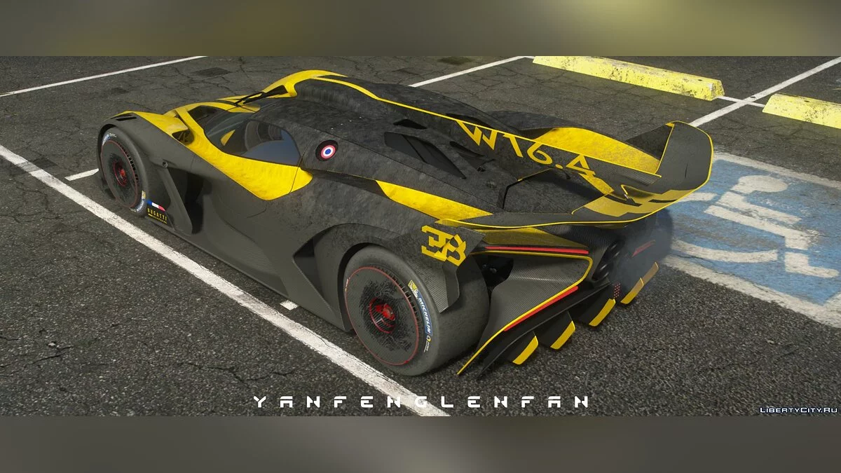 Carro Conceito Bugatti Bolide v1.6 / GTA 5