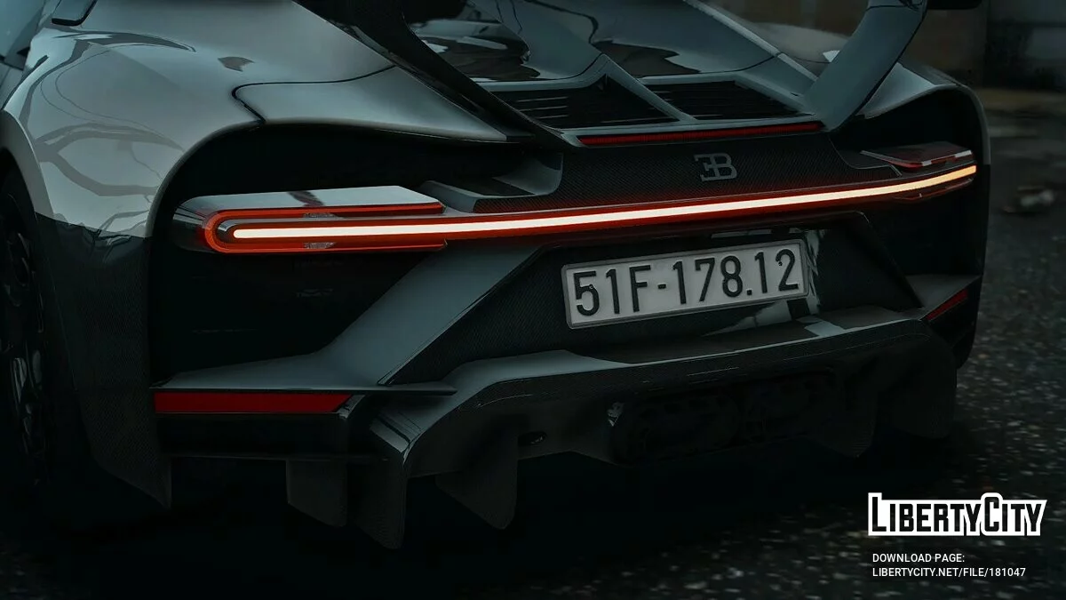 Bugatti Chiron Pur Sport 2020 v1.0 / GTA 5