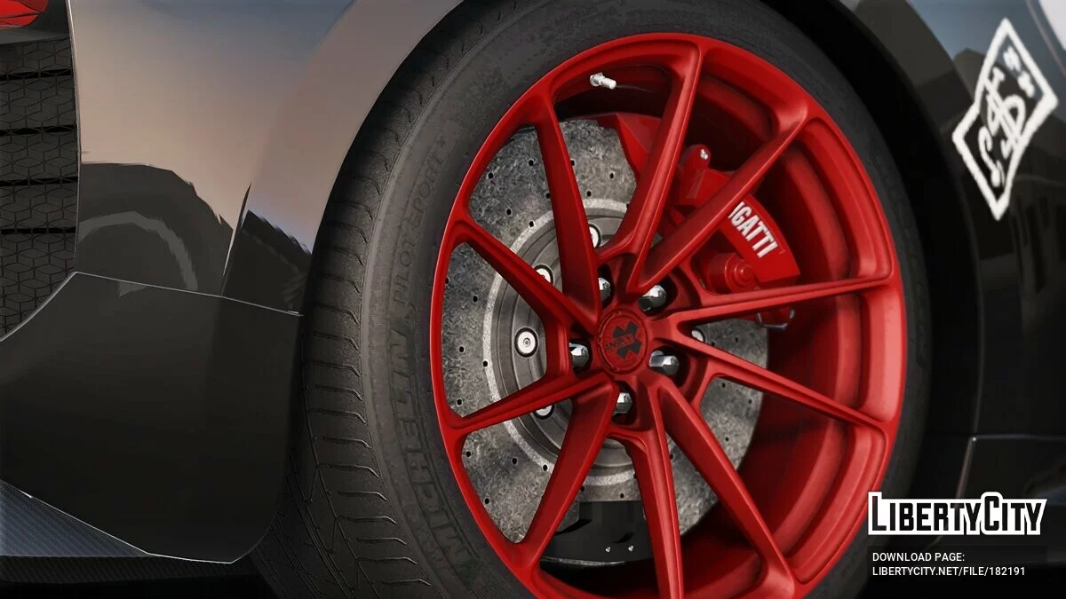 Bugatti Chiron Graffiti Alec Monopoly / GTA 5