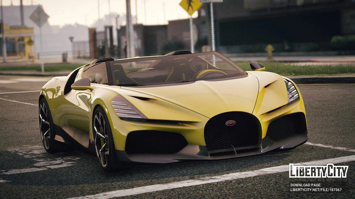 Bugatti Mistral W16 2023 v1.2 / GTA 5