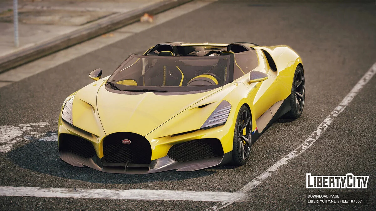 Bugatti Mistral W16 2023 v1.2 / GTA 5