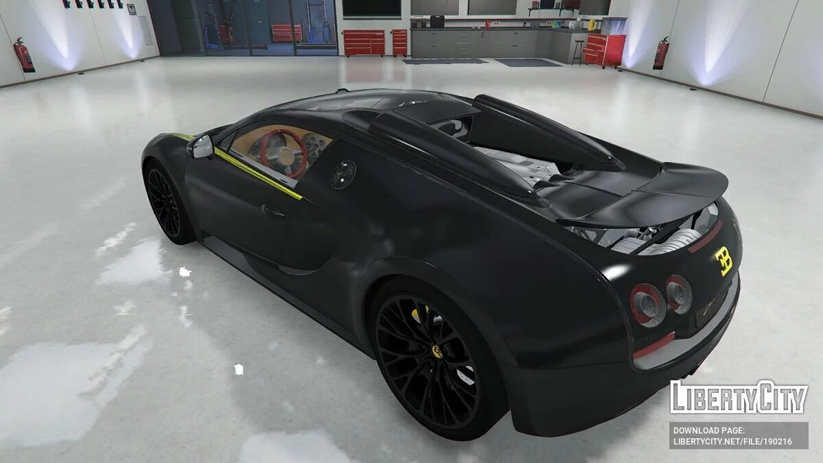 Bugatti Veyron 16.4 Super Sport Black Bess / GTA 5