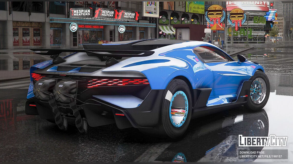 Bugatti Divo Drag / جي تي أي 5