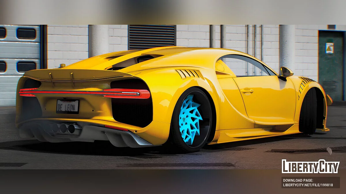 Bugatti Chiron Mega Widebody Show Edition / GTA 5