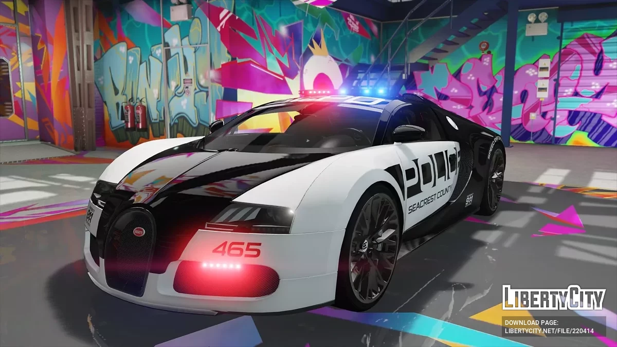 Bugatti Veyron | Hot Pursuit Police / GTA 5