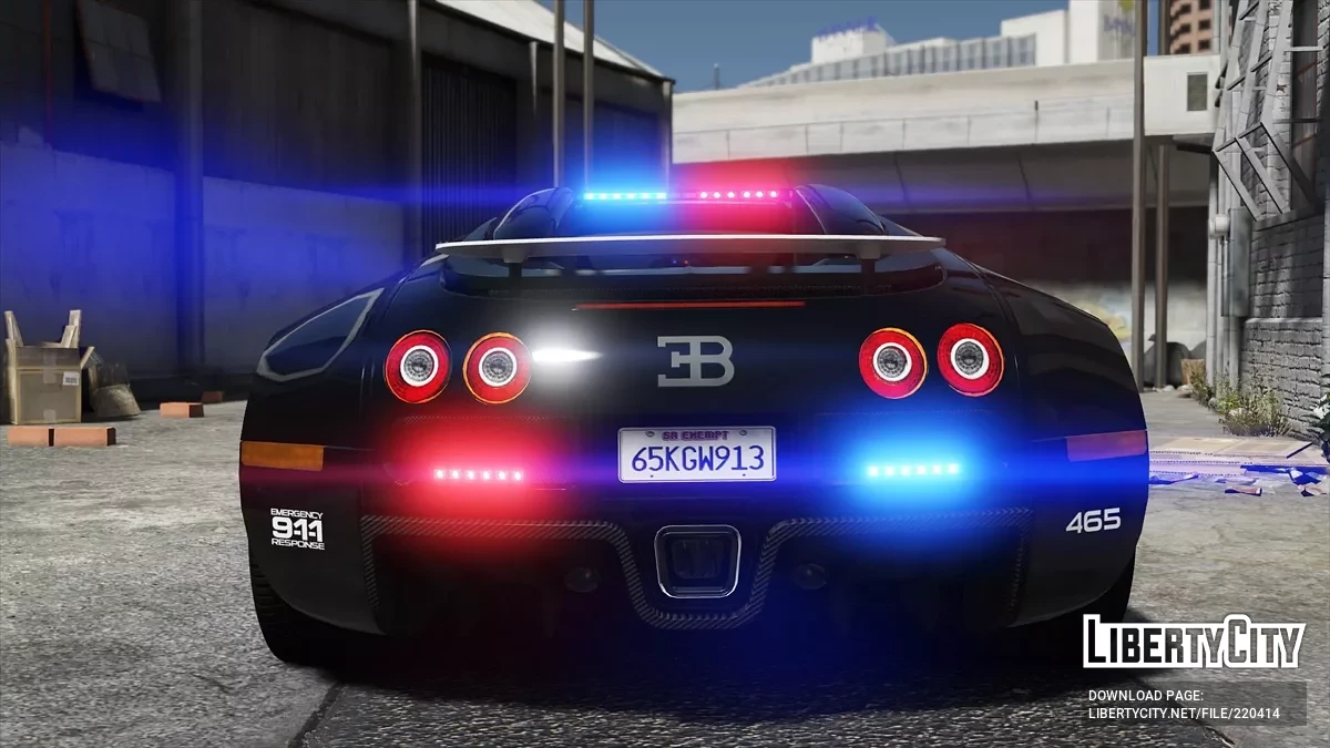 Bugatti Veyron | Hot Pursuit Police / GTA 5