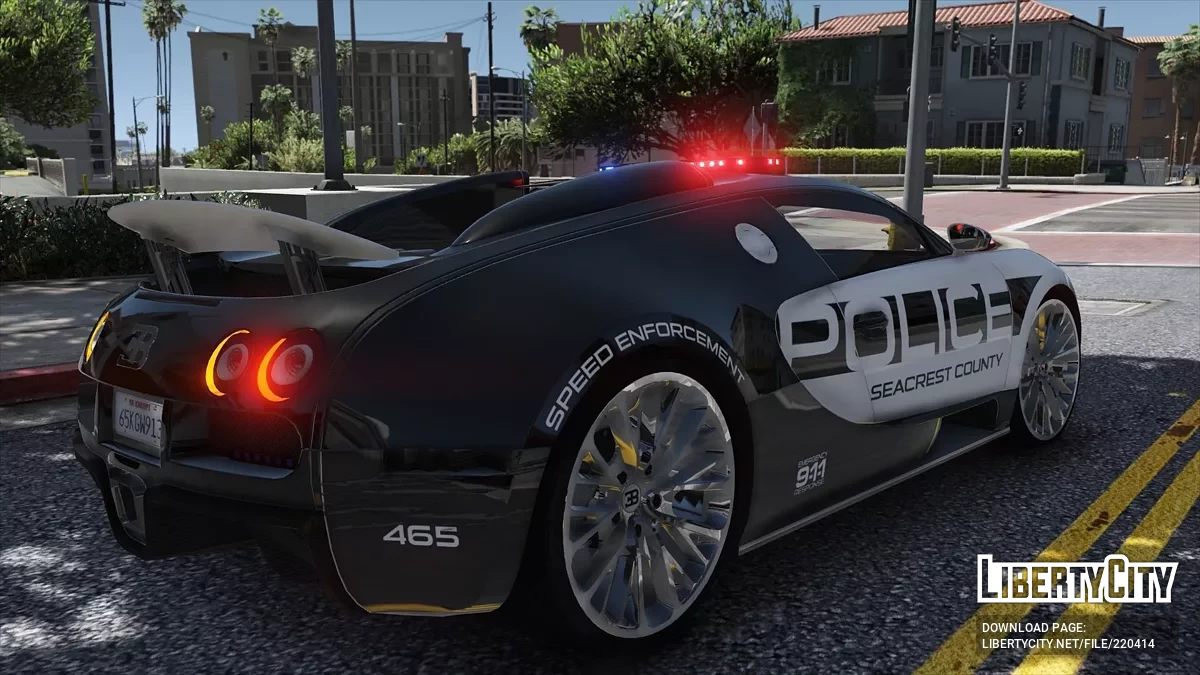 Bugatti Veyron | Hot Pursuit Police / GTA 5