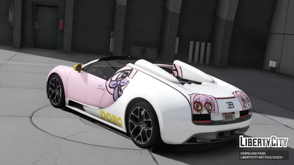 Bugatti Veyron Vitesse NIKKE Doro / GTA 5