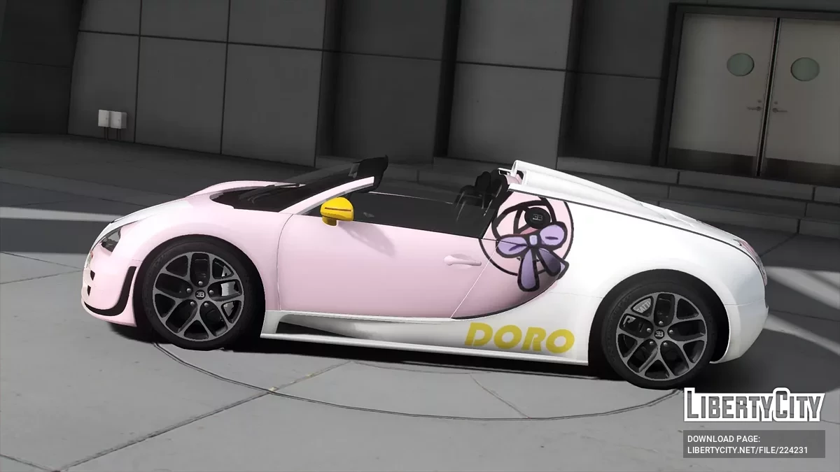 Bugatti Veyron Vitesse NIKKE Doro / GTA 5