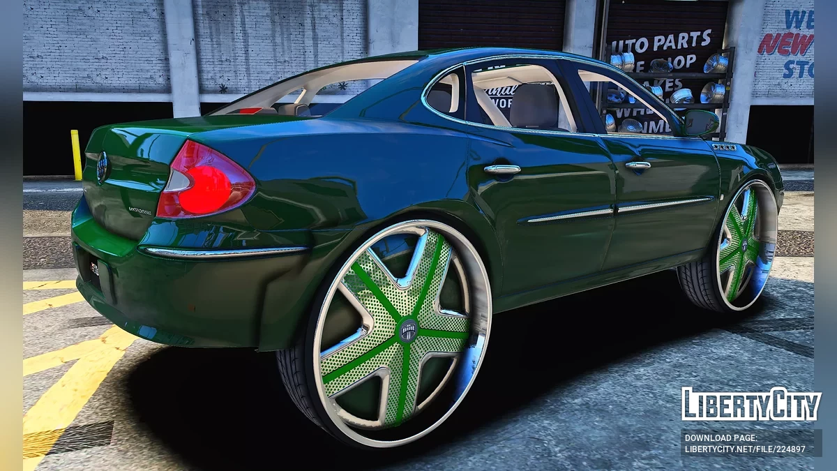 Кастомний Buick Lacrosse На Великих Дисках Dubs / GTA 5