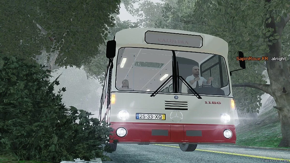 Rodoeste Mercedes Benz O305 PT Bus Mod / GTA 5