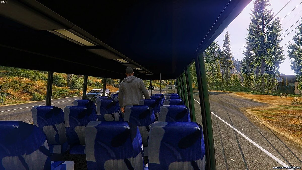 Autobus de tourisme avec intérieur accessible / GTA 5
