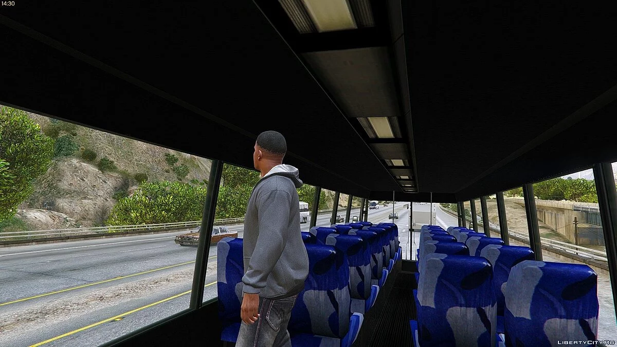 Autobus de tourisme avec intérieur accessible / GTA 5