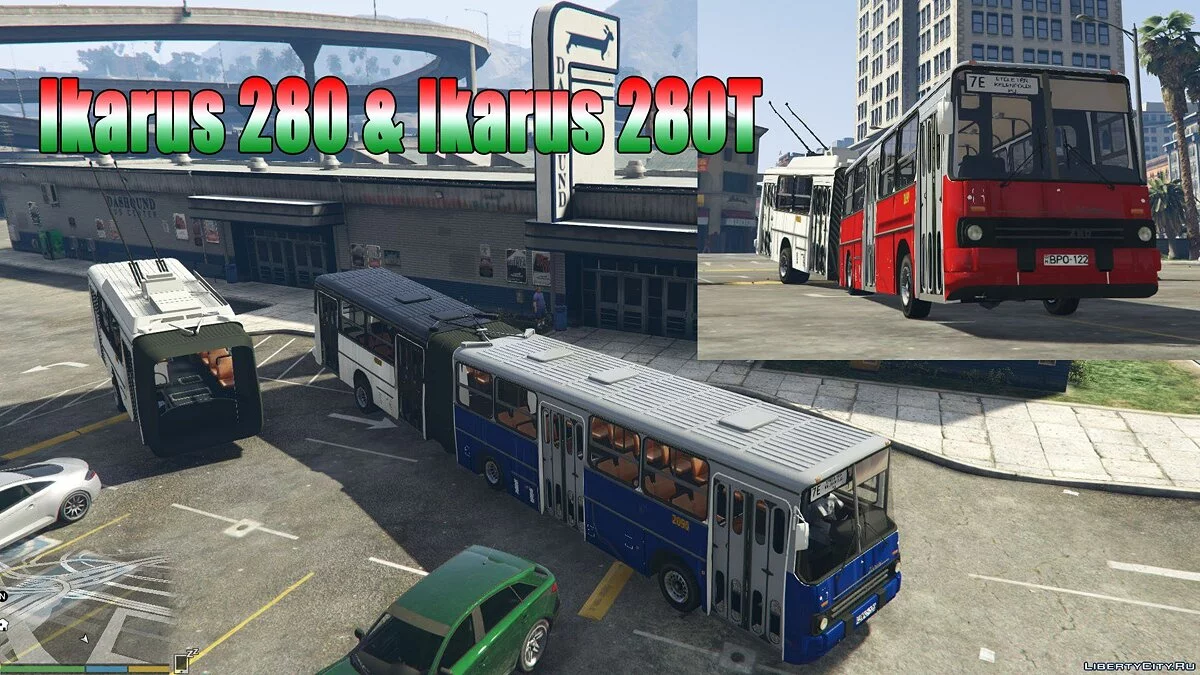 Тролейбус Ікарус 280 та Ікарус 280Т / GTA 5