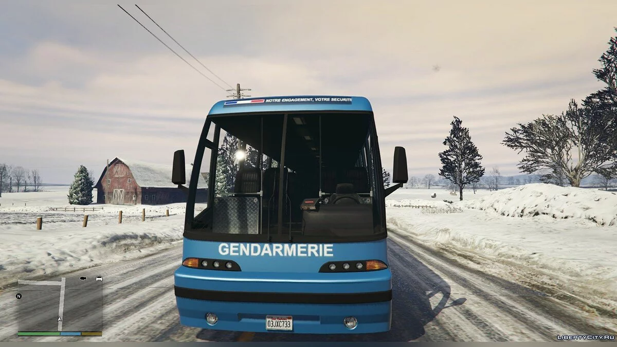 National Gendarmerie Bus [Replace] / GTA 5