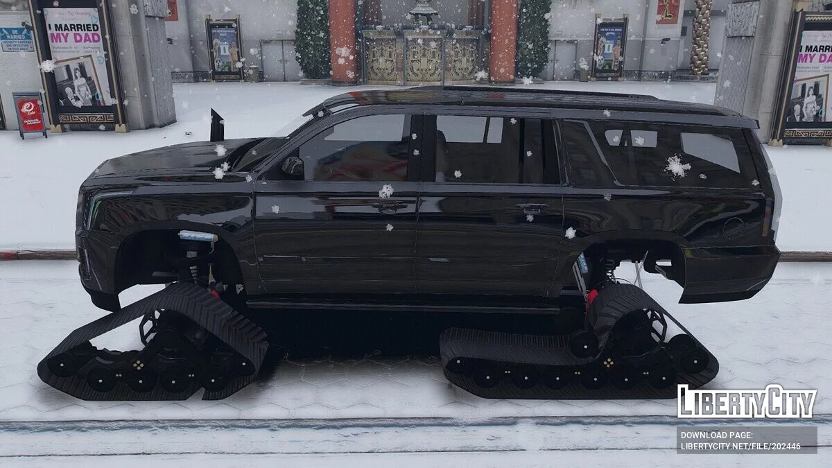 Cadillac Escalade Mattracks / GTA 5